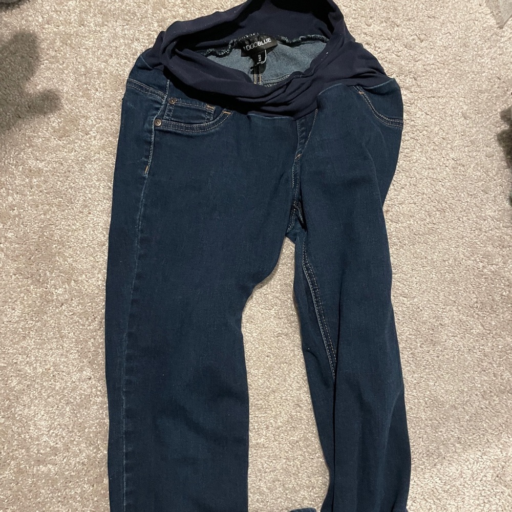 Indigo Blue Jeggings Blue Classic Fit